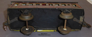 Märklin 31884 Spur 0, Blech Personenwagen 3. Klasse, braun, Innenbeleuchtung, Bauzeit vor 1929