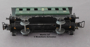 Märklin 327 H0 Blech Personenwagen 3.Kl. Bauzeit 1947-1950