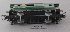 Märklin 328 H0 Blech Personenzug Gepäckwagen, Bauzeit 1947-1950