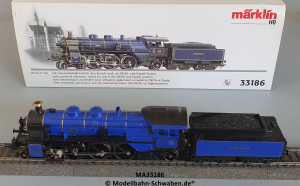 Märklin 33186 H0 Schlepptender Dampflok S3/6, KBStB, OVP