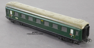 Märklin 346/1 H0 Blech D-Zug-Schürzenwagen, 2. Kl. B4ü, Bz.1954