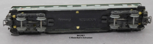 Märklin 346/1 H0 Blech D-Zug-Schürzenwagen, 2. Kl. B4ü, Bz.1954