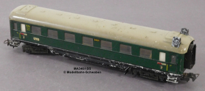 Märklin 346/1BS H0 Blech Schnellzugwagen mit Schlussleuchten, 2. Kl. B4ü, Bz.1951