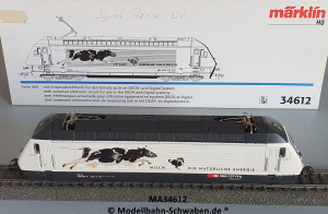 Märklin 34612 H0 E-Lok, Serie 460 , Milch, SBB, Delta Digital, OVP