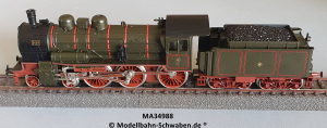 Märklin 34988 H0 Schlepptender Dampflok P8 Baden, Delta Digital, KPEV, OVP