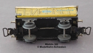 Märklin 382 H0 Blech Bananenwagen Jameica, Bauzeit 1946-1949