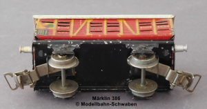 Märklin 386 H0 Blech Kleintier- / Güterwagen, Bauzeit 1940-1945