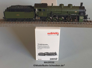 Märklin 39550 H0 Dampflok Bayerischer Bulle, Gattung G5/5, OVP, MFX+, Sound,