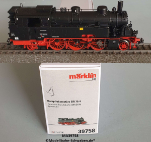 Märklin 39758 H0 Dampflok, BR 75.4, DR, OVP, MFX+, Sound,