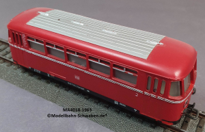 Märklin 4018 H0 Beiwagen 142071 zum Schienenbus, VB 142 995, DB, OVP, BZ ca. 1971
