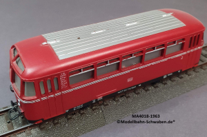 Märklin 4018 H0 Beiwagen 142071 zum Schienenbus, VB 142 995, DB, OVP, BZ ca. 1971