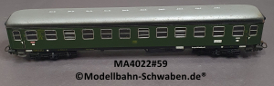 Märklin 4022 H0 D-Zug-Wagen, Blech, 2.Kl. BN 182035 Stg, DB, Bz.1959