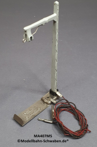 Märklin 407MS Spur 00 Oberleitung Anschlussmast für Signale mit Zugbeeinflussung