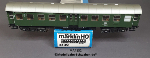 Märklin 4132 H0 Personen- / Umbauwagen 2. Kl., Beleuchtet, DB, OVP