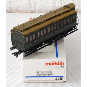 Märklin 4201 H0 Abteilwagen mit Bremserhaus B3 Pr11a, OVP