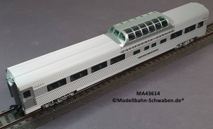 Märklin 43614 H0 Schnellzugwagen Streamliner Vista Dome, Aussichtswagen, D & RGW, OVP