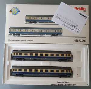 Märklin 43870.002 H0 2-teiliges Rheingold Wagenset 2, OVP