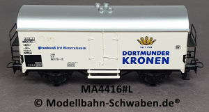 Märklin 4416 H0 Kühl- / Bierwagen, Ichqrs 377, DORTMUNDER KRONEN, BN 082 0 724-1, DB, Bz ab 1976