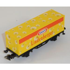 Märklin 4481 H0 Containerwagen Kraft Lindenberger, OVP