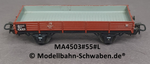 Märklin 4503 H0 Niederbordwagen X05, DB 464 637 und Stirnseite 305, Bz ab 1955