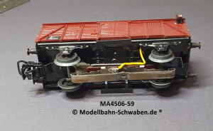 Märklin 4506 H0 Gedeckter Güterwagen mit Schlusslaternen, Gmh 39, DB, BZ. ab 1959