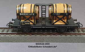 Märklin 4510 Weinwagen Bordeaux, Bz. ca. 1959
