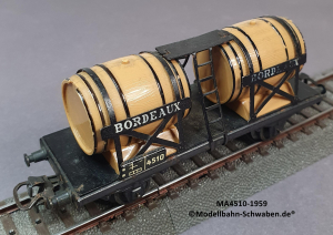 Märklin 4510 Weinwagen Bordeaux, Bz. ca. 1959