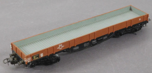 Märklin 4514 H0 Niederbordwagen, zwei Drehgestelle, BNr. 496 391