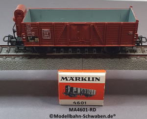 Märklin 4601 H0 offener Güterwagen, Bremserhaus, DB, OVP