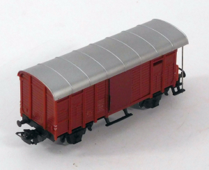 Märklin 4605 H0 Gedeckter Güterwagen mit Bremserhaus, SBB, OVP, 1961