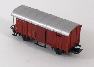 Märklin 4605 H0 Gedeckter Güterwagen mit Bremserhaus, SBB, OVP, 1961