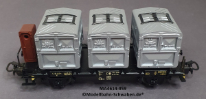 Märklin 4614 H0 Behältertragwagen BN 4614, Von Haus zu Haus, OVP, Bz. 1970