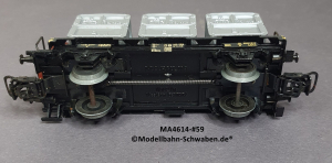 Märklin 4614 H0 Behältertragwagen BN 4614, Von Haus zu Haus, OVP, Bz. 1970