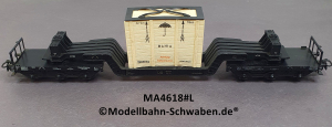 Märklin 4618 H0 Tiefladewagen bel. mit Kiste Bahia, DB