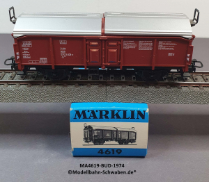 Märklin 4619 H0 Schiebedachwagen, 570 3 408-2, DB, OVP, 1974