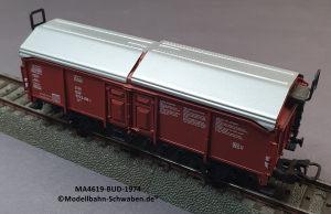 Märklin 4619 H0 Schiebedachwagen, 570 3 408-2, DB, OVP, 1974