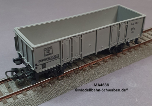 Märklin 4638 H0 Offener Hochbord- / Güterwagen grau, 2284580, SNCB, OVP