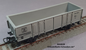 Märklin 4638 H0 Offener Hochbord- / Güterwagen grau, 2284580, SNCB, OVP