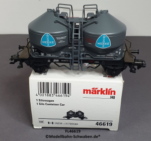 Märklin 46619 H0 Silowagen Quarz-Werke, DB, OVP