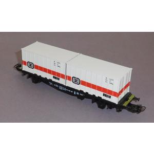 Märklin 4664 H0 Containerwagen DB grau, 042 0 606-4, DB, OVP, Bz 1973