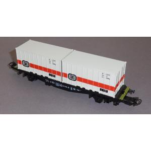 Märklin 4664 H0 Containerwagen DB grau, 042 0 606-4, DB, OVP, Bz 1973