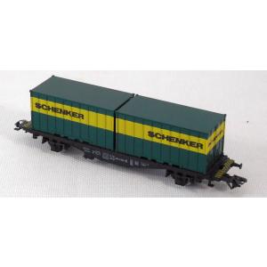 Märklin 4764 H0 Containerwagen Schenker, DB, OVP