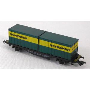 Märklin 4764 H0 Containerwagen Schenker, DB, OVP