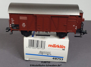 Märklin 48753 H0 Gedeckter Güterwagen Gr20, DB, OVP