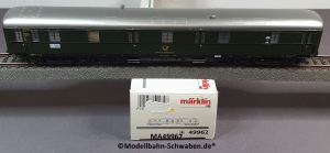 Märklin 49962 H0 Post-/Schürzenwagen, m.Digital-Decoder und Geräuschgenerator, DB, OVP
