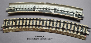 Märklin 5116 H0 M-Gleis gebogen R360/30° Kontaktgleis