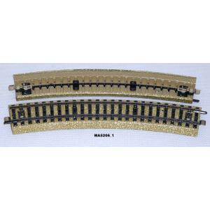 Märklin 5206 H0 M-Gleis, gebogen, 5/8, R=437,4 mm / 24° 17´