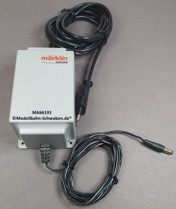 Märklin 66191 Transformator 230VAC/18VDC, 1A, Graues Gehäuse