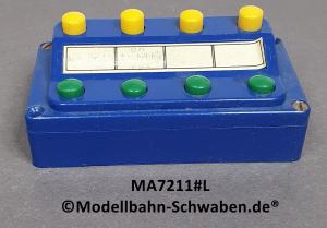 Märklin 7211 Schaltpult zum Schalten von 4 getrennten Ein- und Ausgängen