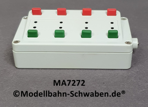 Märklin 7272 Stellpult zum Schalten von 4 zweispuligen Magnetartikeln
